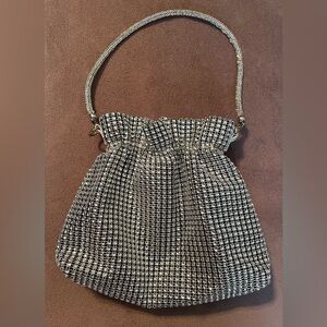 Chic Silver Mesh Wristlet NWOT